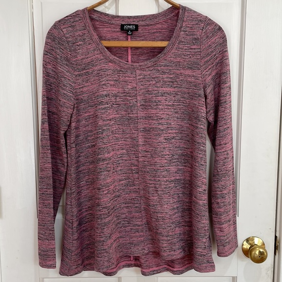 Jones New York || Raspberry Melange Stretch Tunic; Size S - Picture 13 of 13